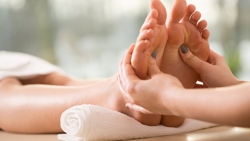  Reflexology is a therapeutic technique that involves applying pressure on the feet, hands, or ears. 