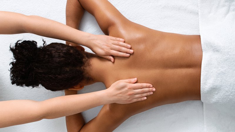 A full-body massage is a therapy that addresses tension and discomfort throughout the entire body.